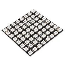 photo of a NeoPixel LED matrix